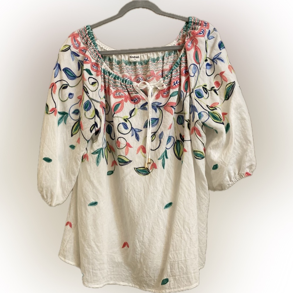 Kindred Multicolor Embroidered Blouse